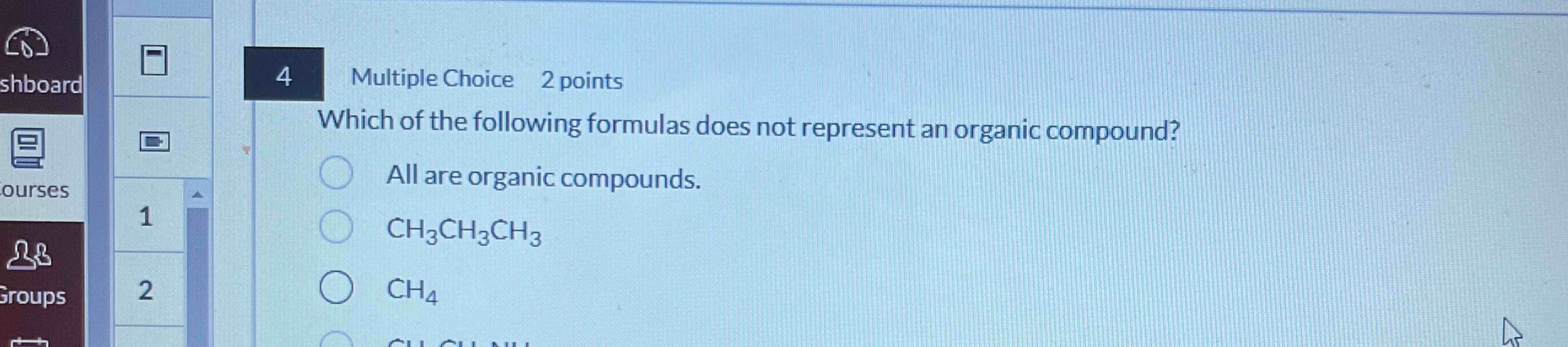 Solved 4Which Of The Following Formulas Does Not Represent Chegg