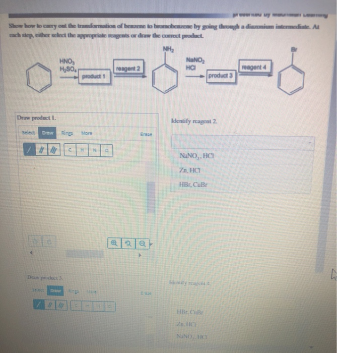 Solved Show How To Carry Out The Transformation Of Benzene Chegg