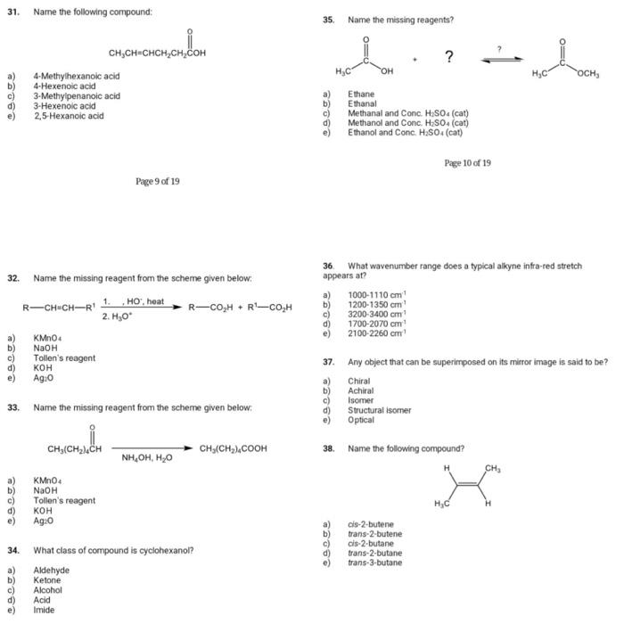 Solved Which Type Of Reaction Is Represented In The Chegg