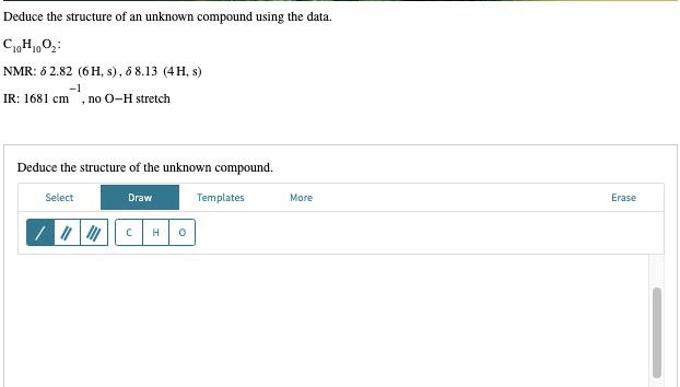 Solved Deduce The Structure Of An Unknown Compound Using The Chegg