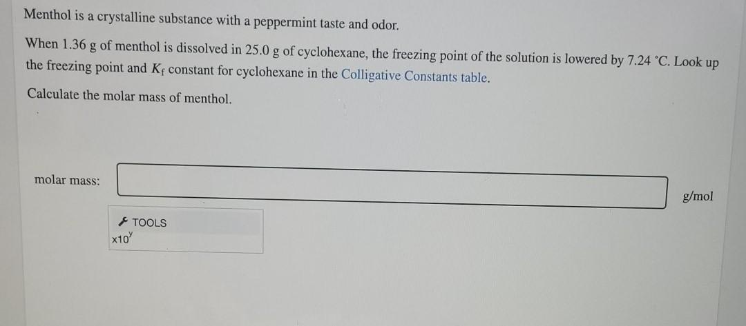 Solved If A 0 840 M Aqueous Solution Freezes At 2 00 C Chegg