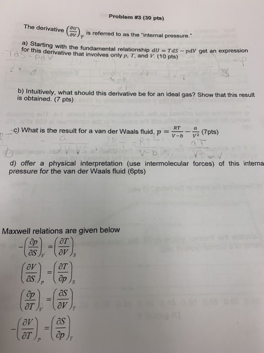 Solved Problem 3 30 Pts The Derivative O Is Referred To Chegg