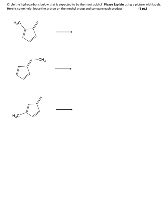 Solved Circle The Hydrocarbons Below That Is Expected To Be Chegg