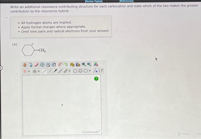 Solved Draw A Structural Formula For The Major Organic Chegg