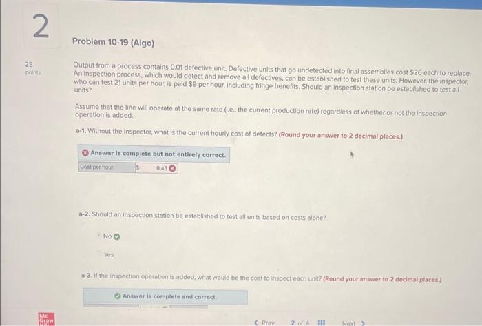 Solved Output From A Process Contains 0 01 Defective Unit Chegg