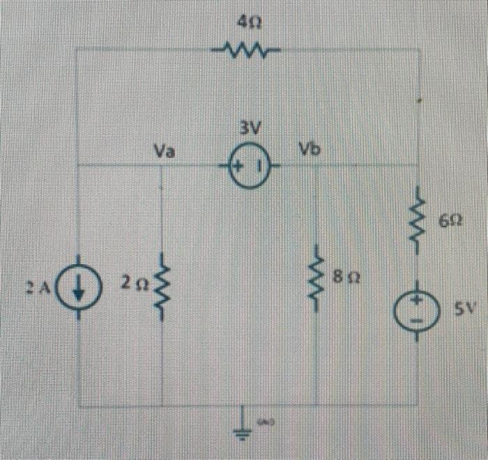 Solved Using Nodal Analysis Chegg