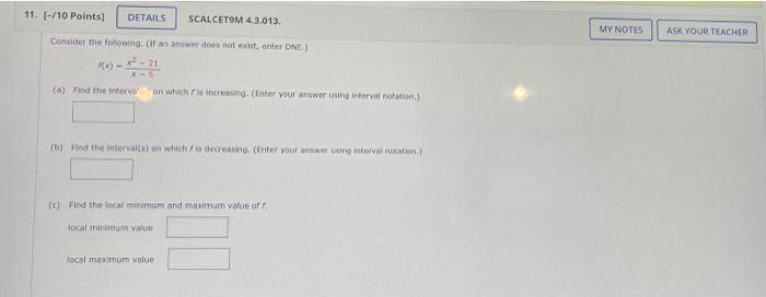 Solved Points Details Scalcetom My Notes Chegg