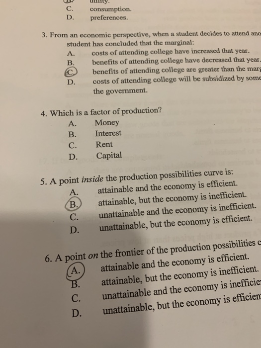 Solved 2 LILY Consumption Preferences D 3 From An Chegg