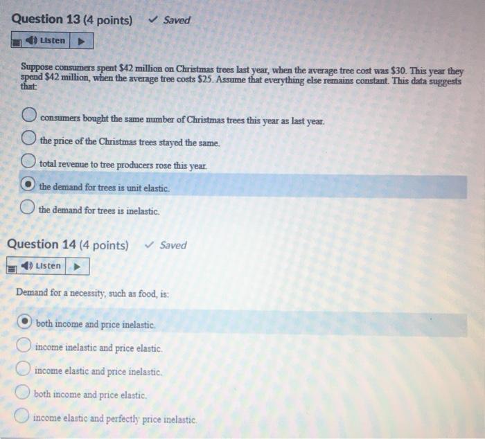 Solved Question 11 4 Points Saved Listen For Which Of Chegg