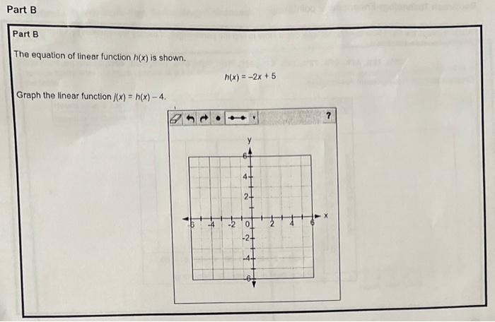 Solved Linear Function F X Is Graphed On The Coordinate Chegg