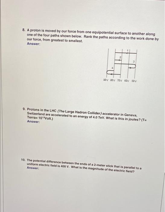 Solved 1 An Electrically Charged Object Creates An Electric Chegg