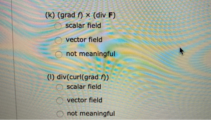 Solved Let F Be A Scalar Field And F A Vector Field Chegg