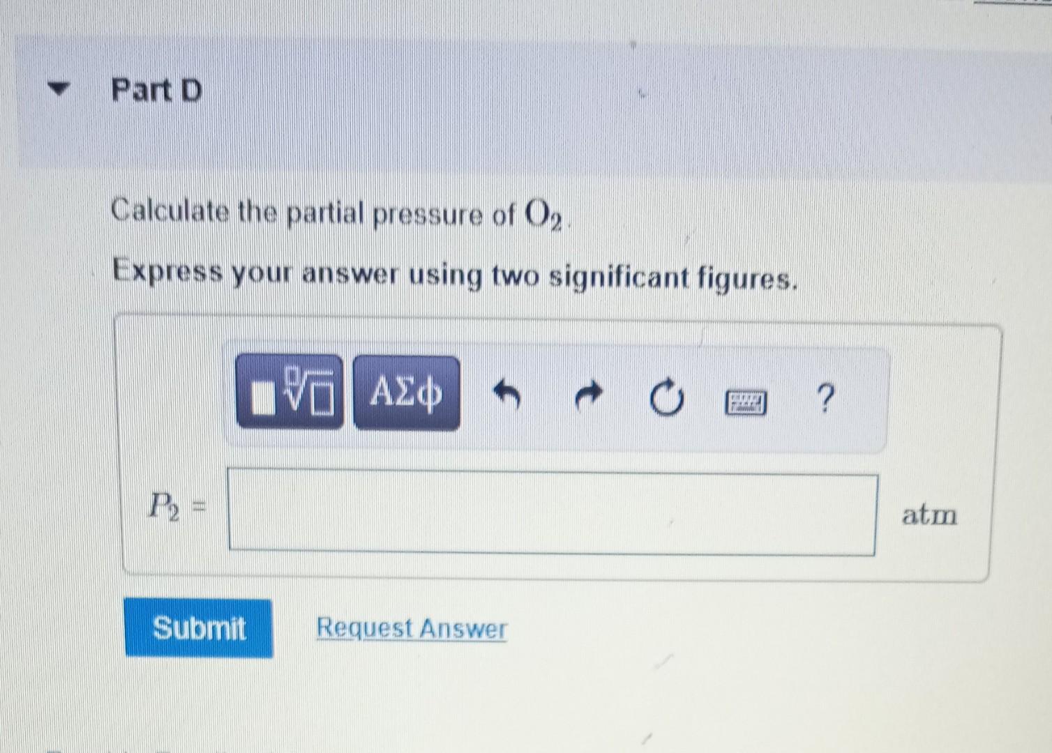 Solved A Gas Mixture Contains G N And G O In A Chegg