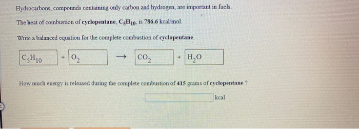 Solved Hydrocarbons Compounds Containing Only Carbon And Chegg