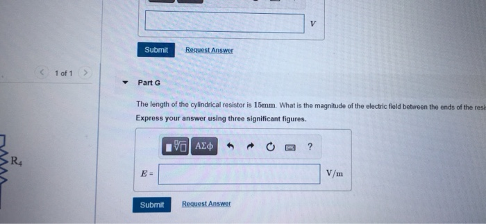 Solved Question 6 A Cylindrical Resistor Is Connected With Chegg