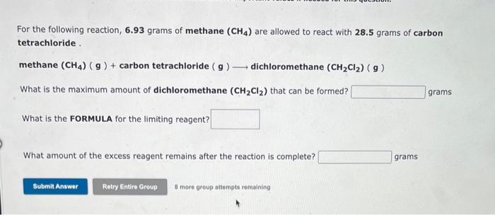 Solved For The Following Reaction Grams Of Iron Are Chegg