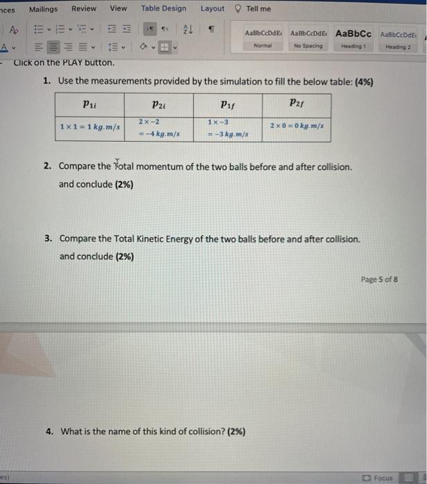 Solved Nces Mailings Review View Table Design Layout Tell Me Chegg