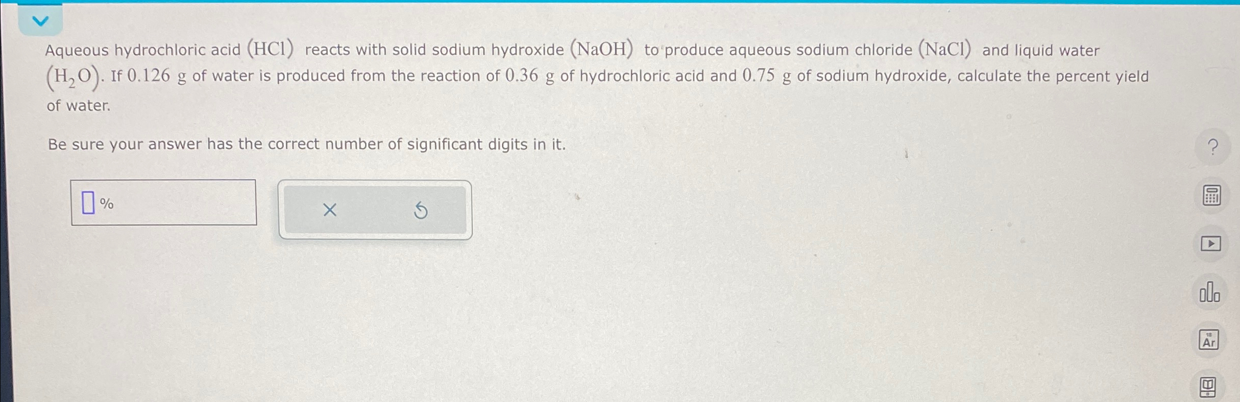 Solved Aqueous Hydrochloric Acid Hcl Reacts With Solid Chegg