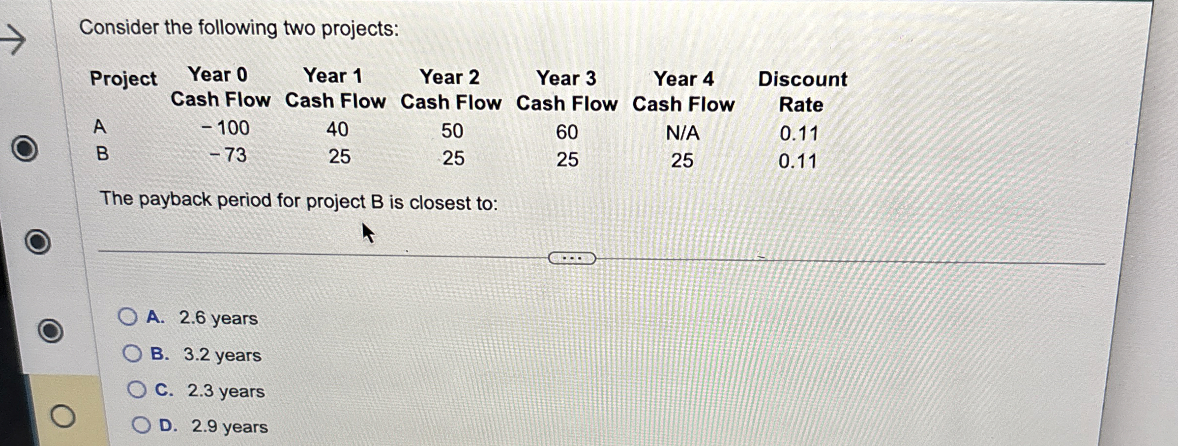 Consider The Following Two Chegg