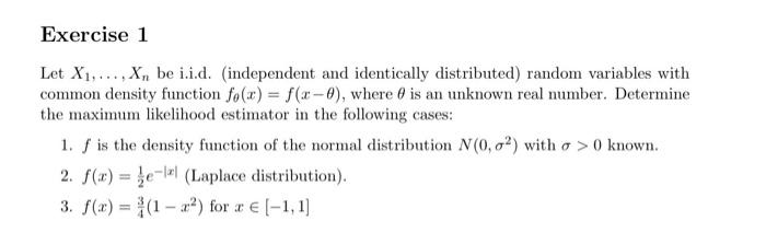 Let X1 Xn Be I I D Independent And Identically Chegg