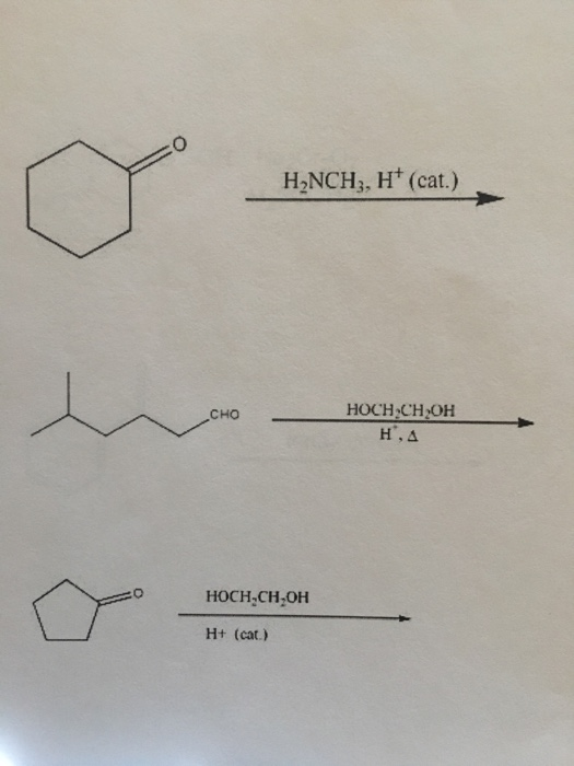 Solved H NCH H Cat CHO HOCH CH OH HOCHSCHICH H A HOCH CH Chegg