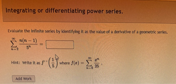 Solved Where F X Integrating Or Differentiating Power Chegg