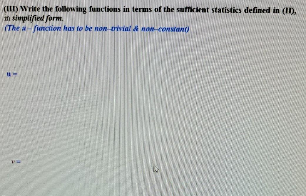 Solved Suppose That X X Xn Form A Random Chegg