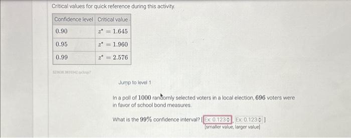 Solved Critical Values For Quick Reference During This Chegg