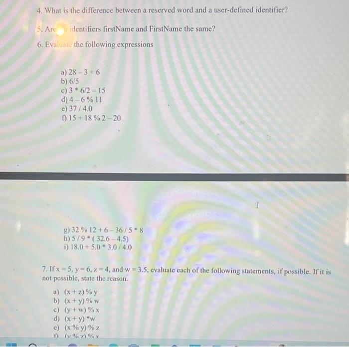 Solved 1 Mark The Following Statements As True Or False A Chegg