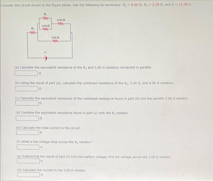 Solved Consider The Circult Shown In The Figure Below Use Chegg