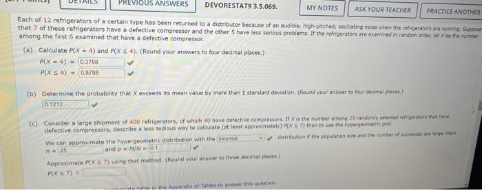 Solved Each Of 12 Refrigerators Of A Certain Type Has Been Chegg