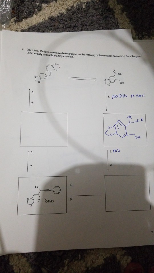 Points Perform A Retrosynthetic Analysis On Chegg