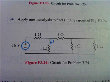 Solved Apply Mesh Analysis To Find I In The Circuit Of Fig Chegg