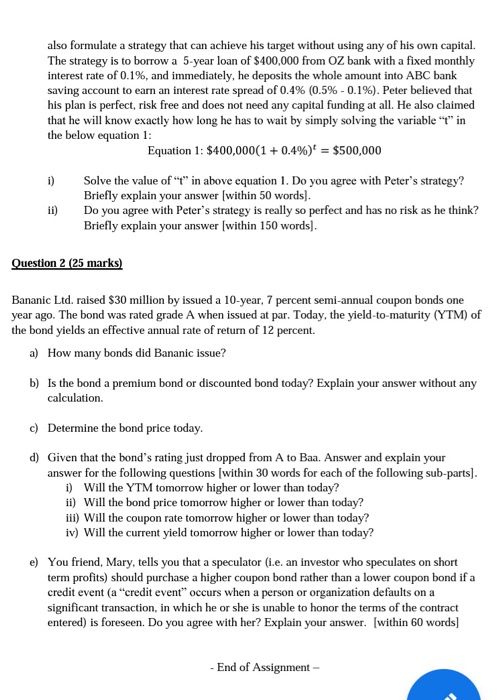 Question 1 25 Marks Peter Wants To Save 500 000 To Chegg