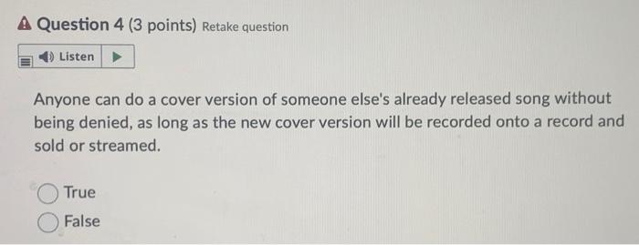 Solved A Question Points Retake Question Listen Chegg