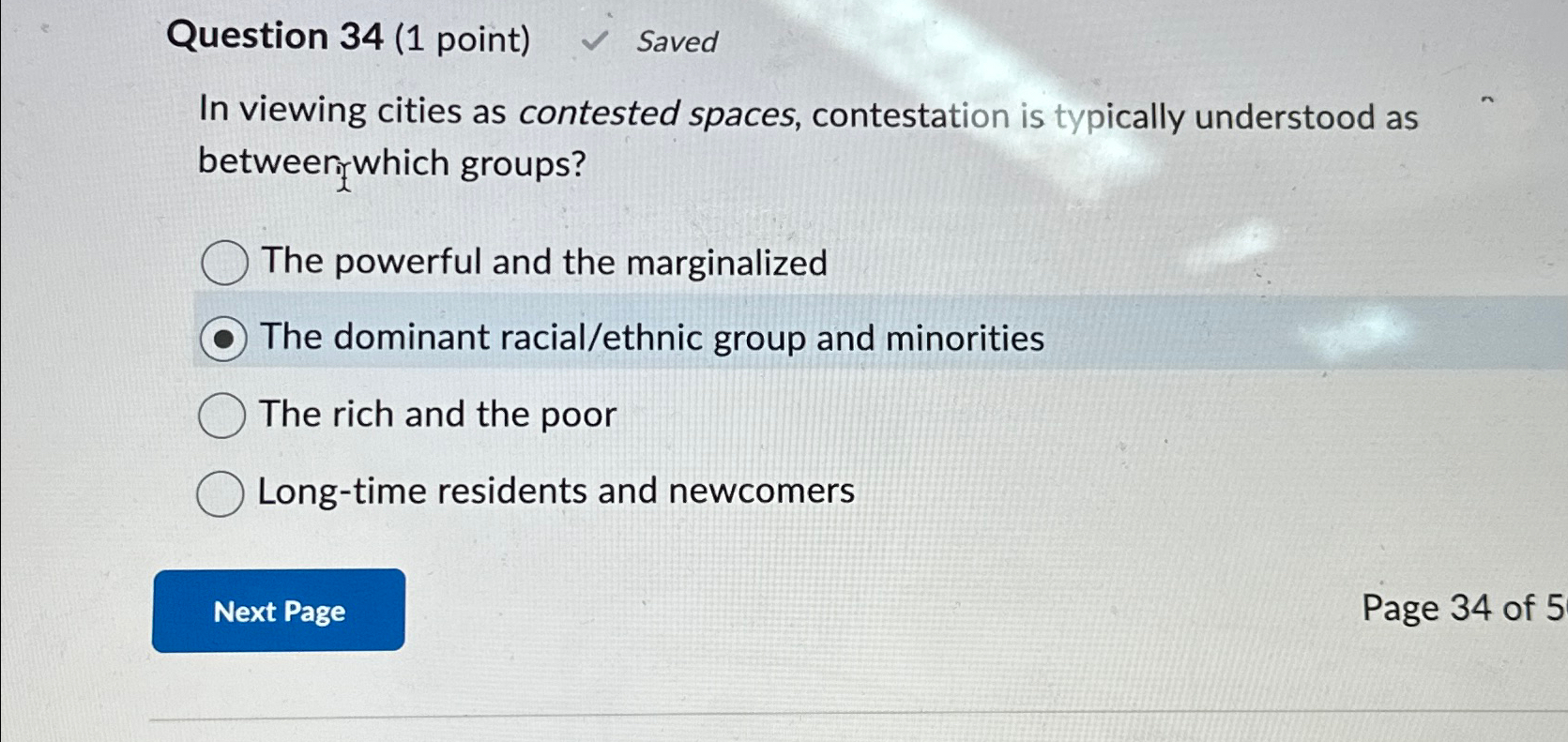 Solved Question Point Savedin Viewing Cities As Chegg