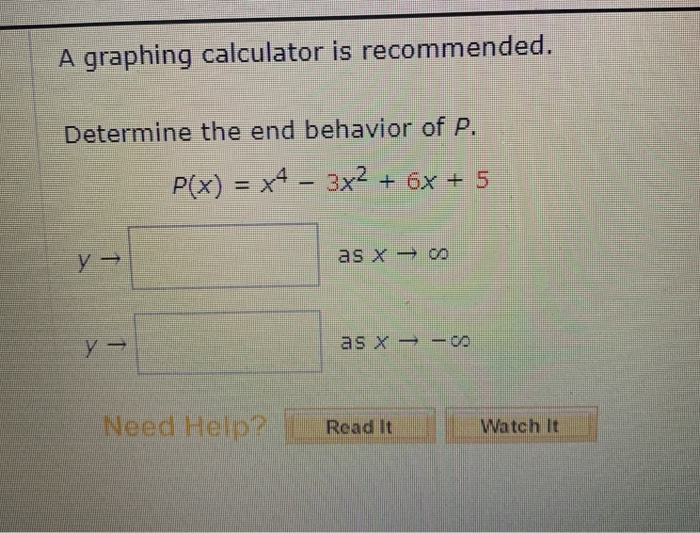 Solved A Graphing Calculator Is Recommended Determine The Chegg