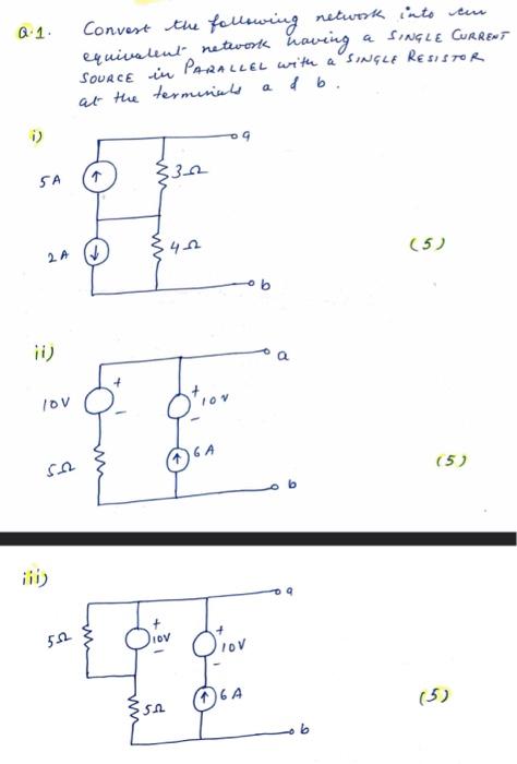 Q Use Source Transformation Technique To Find Chegg