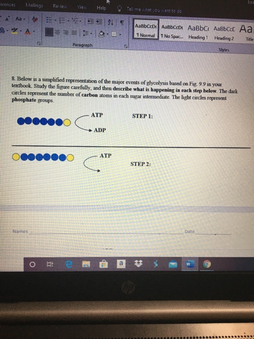 Solved Erences Mailing Revies View Help Tell Me What You Chegg