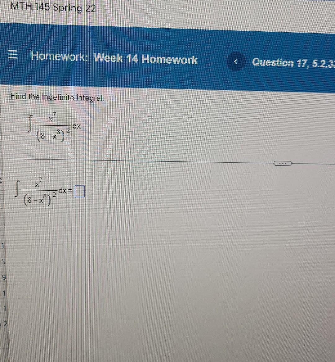 Solved MTH 145 Spring 22 Ev E Homework Week 14 Homework Chegg