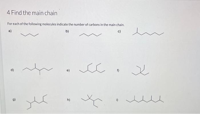 Solved For Each Of The Following Molecules Indicate The Chegg