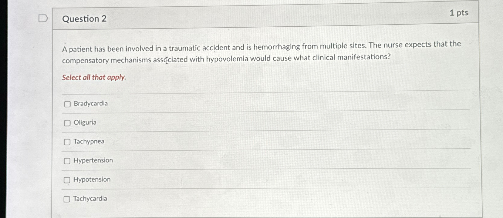 Solved Question 21 PtsA Patient Has Been Involved In A Chegg