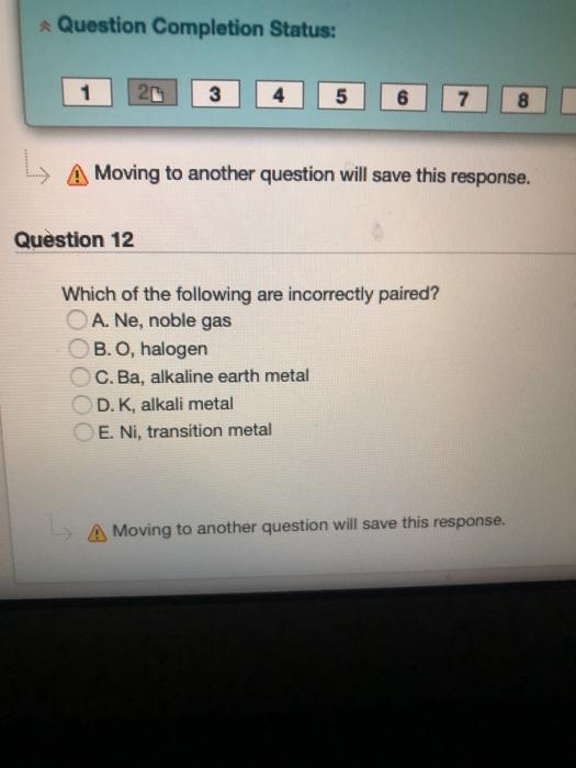 Solved Question Completion Status 2 3 4 5 6 7 8 A Moving To Chegg