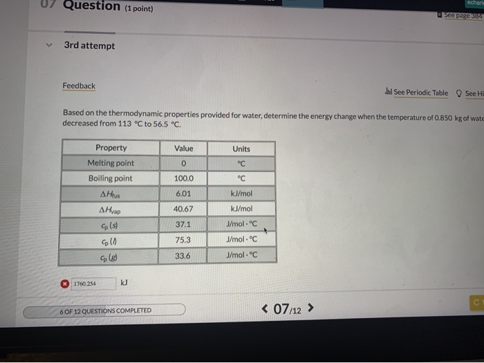 Solved Based On The Thermodynamic Properties Provided For Chegg