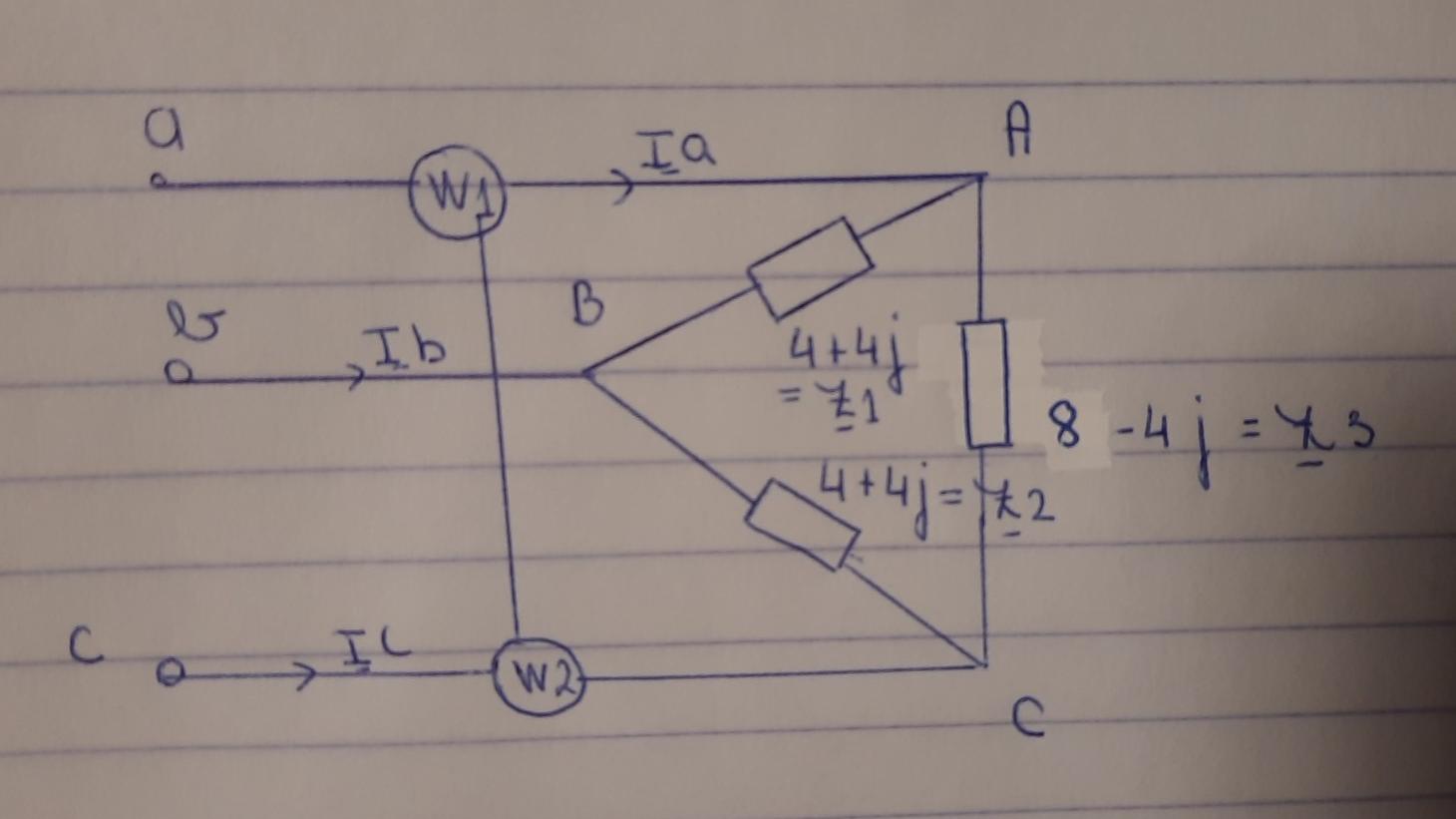 Solved Two Wattmeters Are Properly Connected To The Chegg