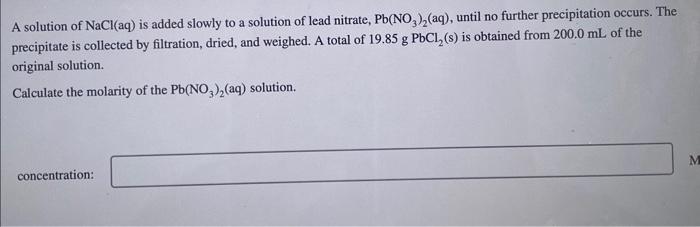 Solved Zinc Reacts With Hydrochloric Acid According To The Chegg