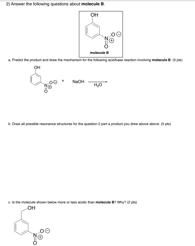 Solved 2 Answer The Following Questions About Molecule Chegg