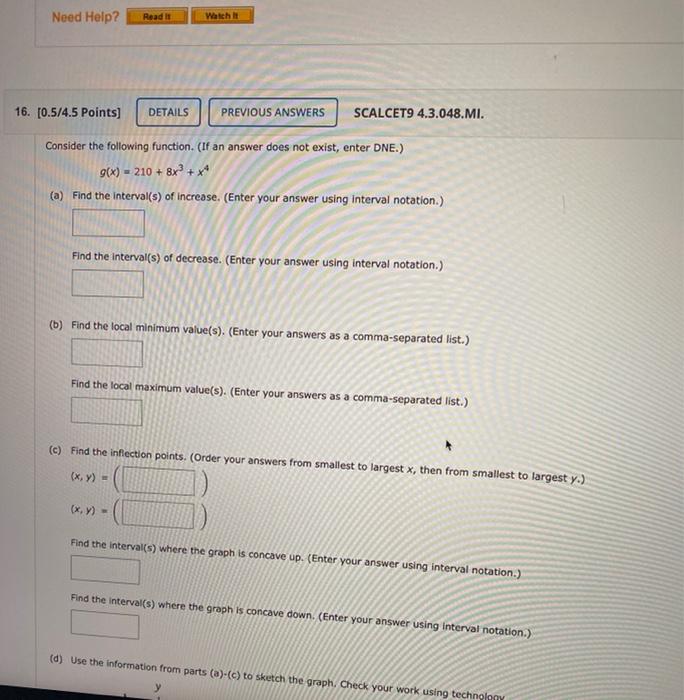 Solved Need Help Read It Watch Points Details Chegg