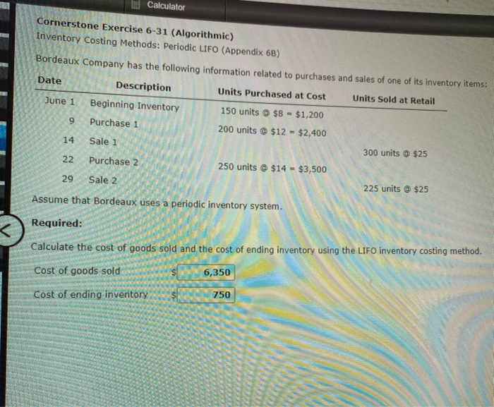 Solved Calculator Cornerstone Exercise Algorithmic Chegg