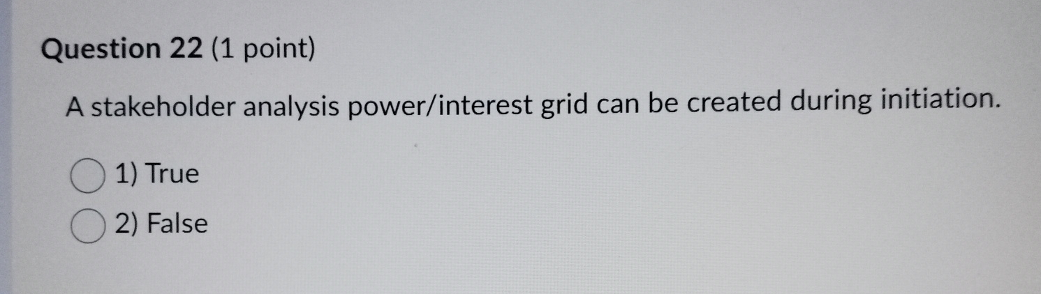 Solved Question Point A Stakeholder Analysis Chegg